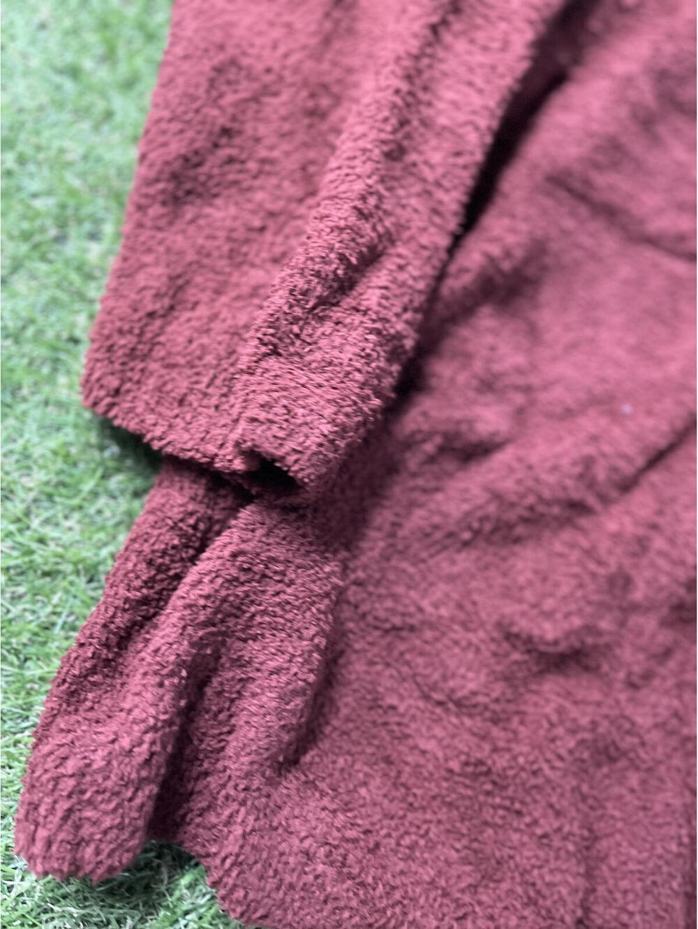 Max Studio Woman Cozy Turtleneck Sweater Rust Size 2x teddybear sherpa feel - Picture 7 of 7